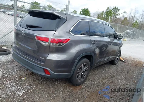2016 Toyota Highlander Xle V6 из США, поврежденный, VIN 5TDKKRFHXGS139192
